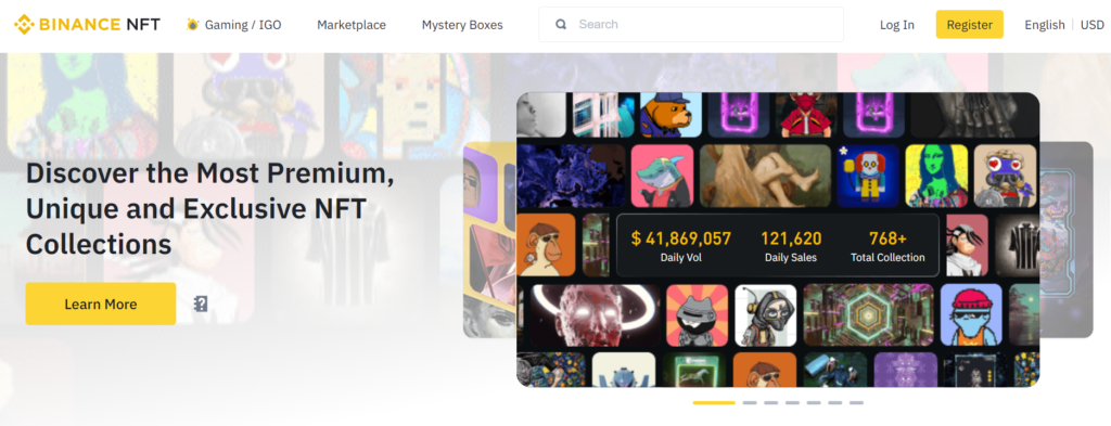 Binance NFT Marketplace