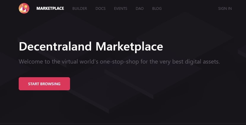 Decentraland Marketplace